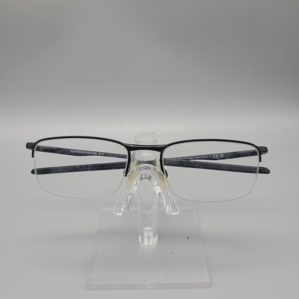 Oakley Barrelhouse 0.5 Matte Black Eyeglasses Frames OX3174-0153 53-18-139